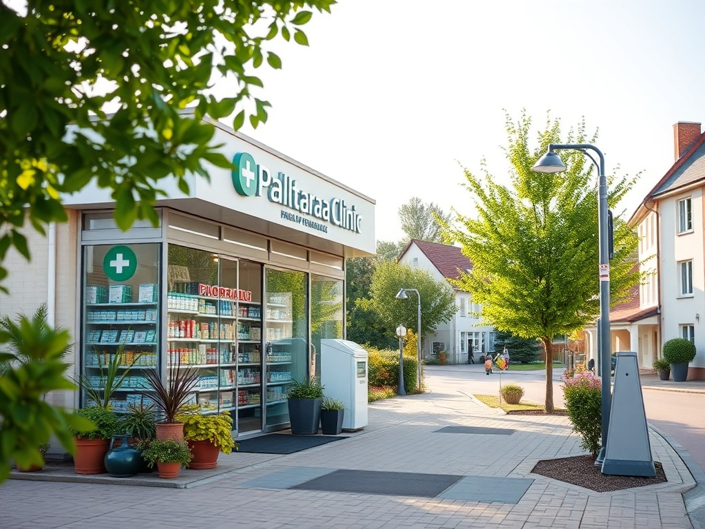 Ilustracja przedstawiająca symbol kolejki do lekarza, z logiem NFZ i nazwą miasta Radlin